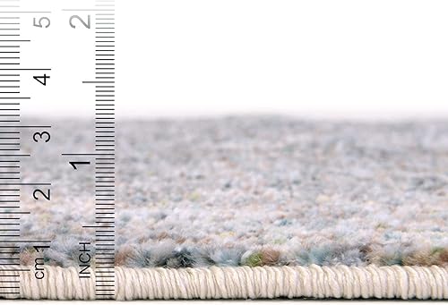 Miniatura 4 de Unique Loom Baracoa Collection - Alfombra de área La Cabana (3' x 5' 1" Rectángulo, Gris HumoMarrón)