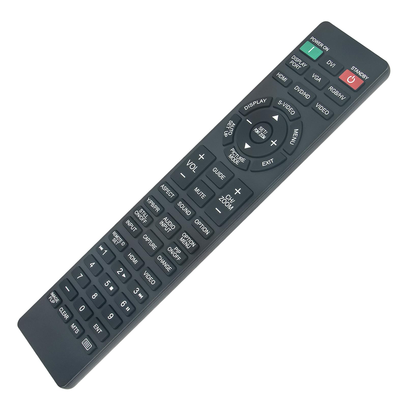 RU-M117 RU-M121 New Replacement Remote Control fit for NEC MultiSync LCD TV M491-L1 P401 P402 P461 P521 V22 V323-2 V3232 V422 V462 V463 V551 V651 P462 P551 P552 P703 S401 V652 X464UNV - Image 3