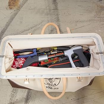 Amazon | Klein Tools 5102-22 22-Inch Canvas Tool Bag by