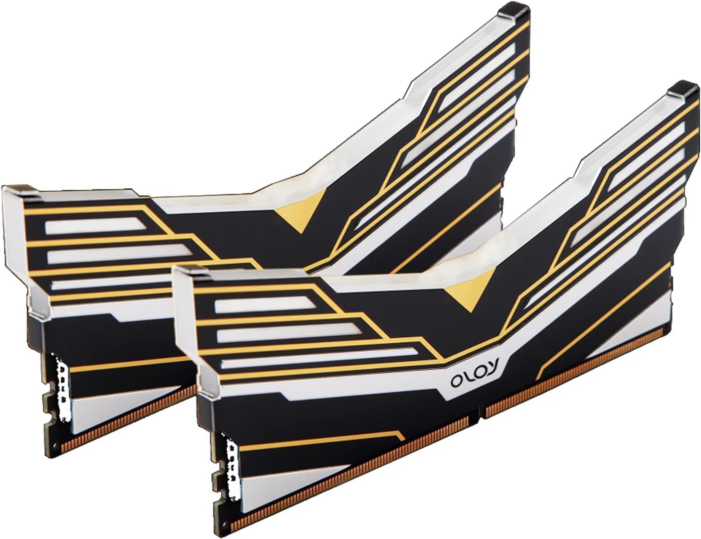 OLOy DDR4 RAM 16GB (2x8GB) Black Warhawk Aura Sync RGB 2666 MHz CL19 1.2V 288-Pin Desktop UDIMM (MD4U0826191BE0DA)