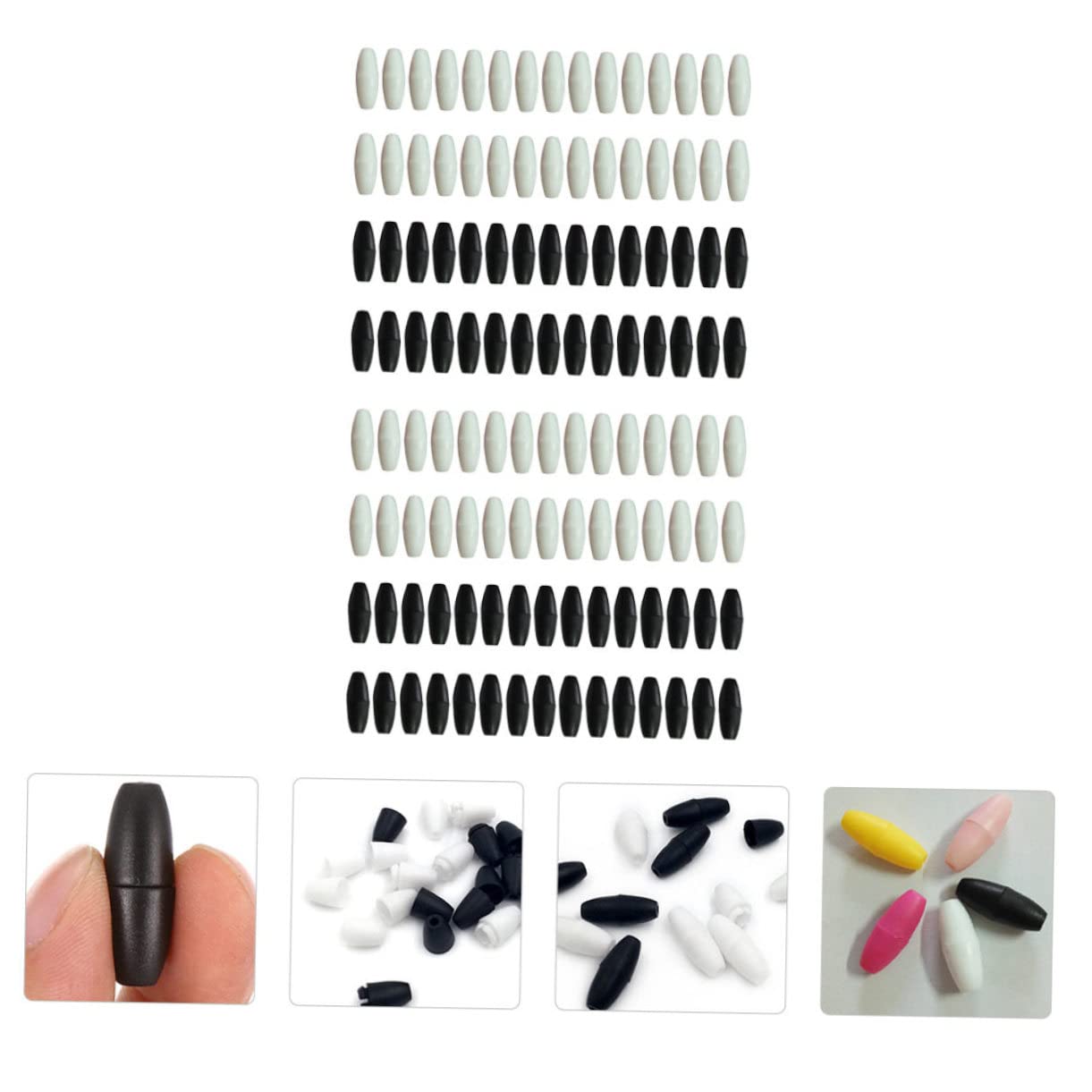 SHINEOFI 400piezas Lanyard Safety Clasps Conectores De Plástico Para Proyectos Correas De Seguridad Para Collares y Pulseras Diseño Práctico y Versátil