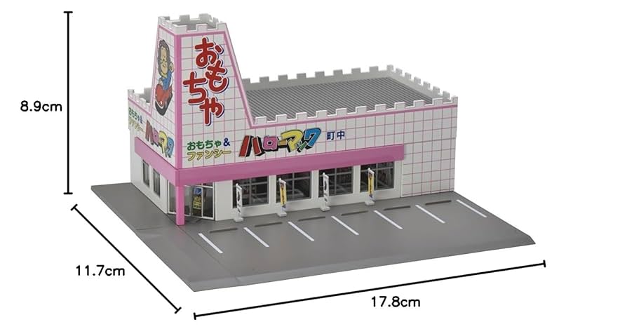 Nゲージ TOMIXハローマックとファミマを使用したミニジオラマ Nゲージ TOMIXハローマックとファミマを使用したミニジオラマ