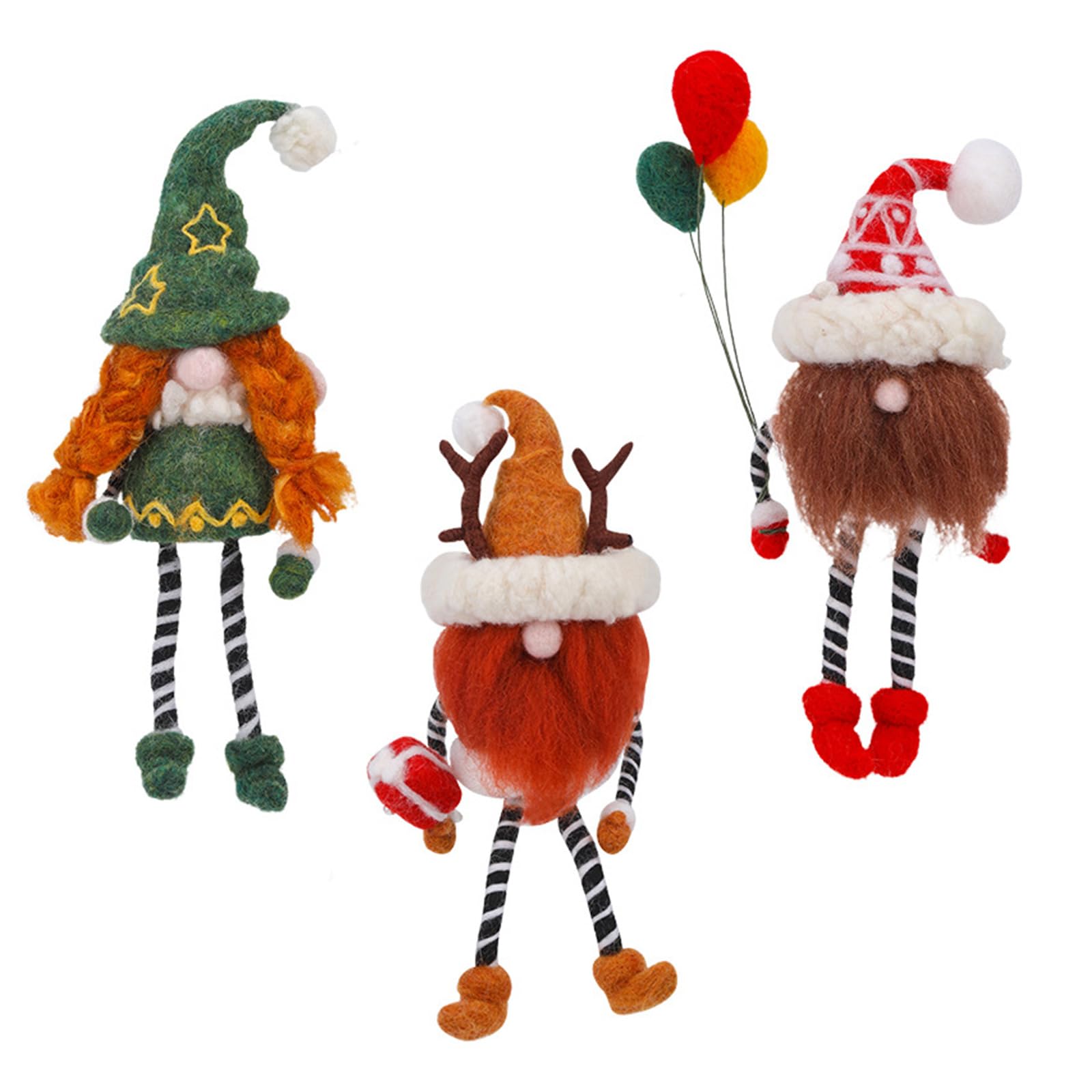 Hsioluted Gnomes Felting Needle Set Needle Felting Starter Kits with Felt Tool Kits Supplies Set