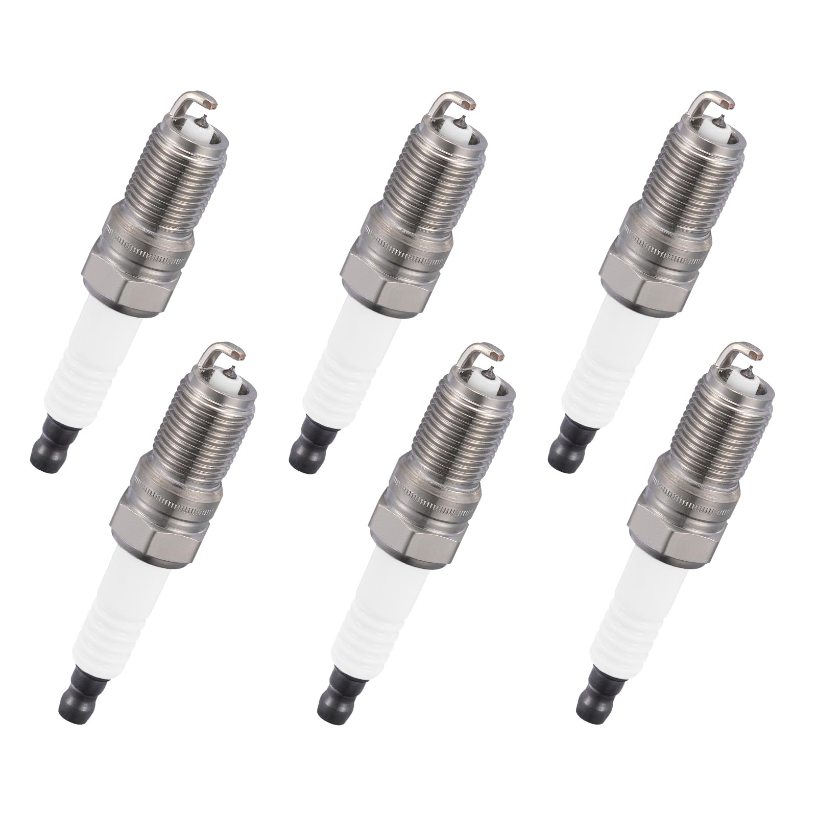 BDFHYK 97287 Iridium Spark Plugs Compatible with Chevy Malibu Cavalier Escape Mustang Taurus Ranger Escort E-Series for Buick Skylark for Mercury Mariner C1500 Navigator ITR5H13 XP104 Set of 6