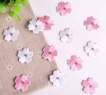 【本日限定セール❗️】PAURA PRYKE’S FLOWER SCHOOL Cherry Blossom Flowers Tree Branch Multi-Color Embroidered
