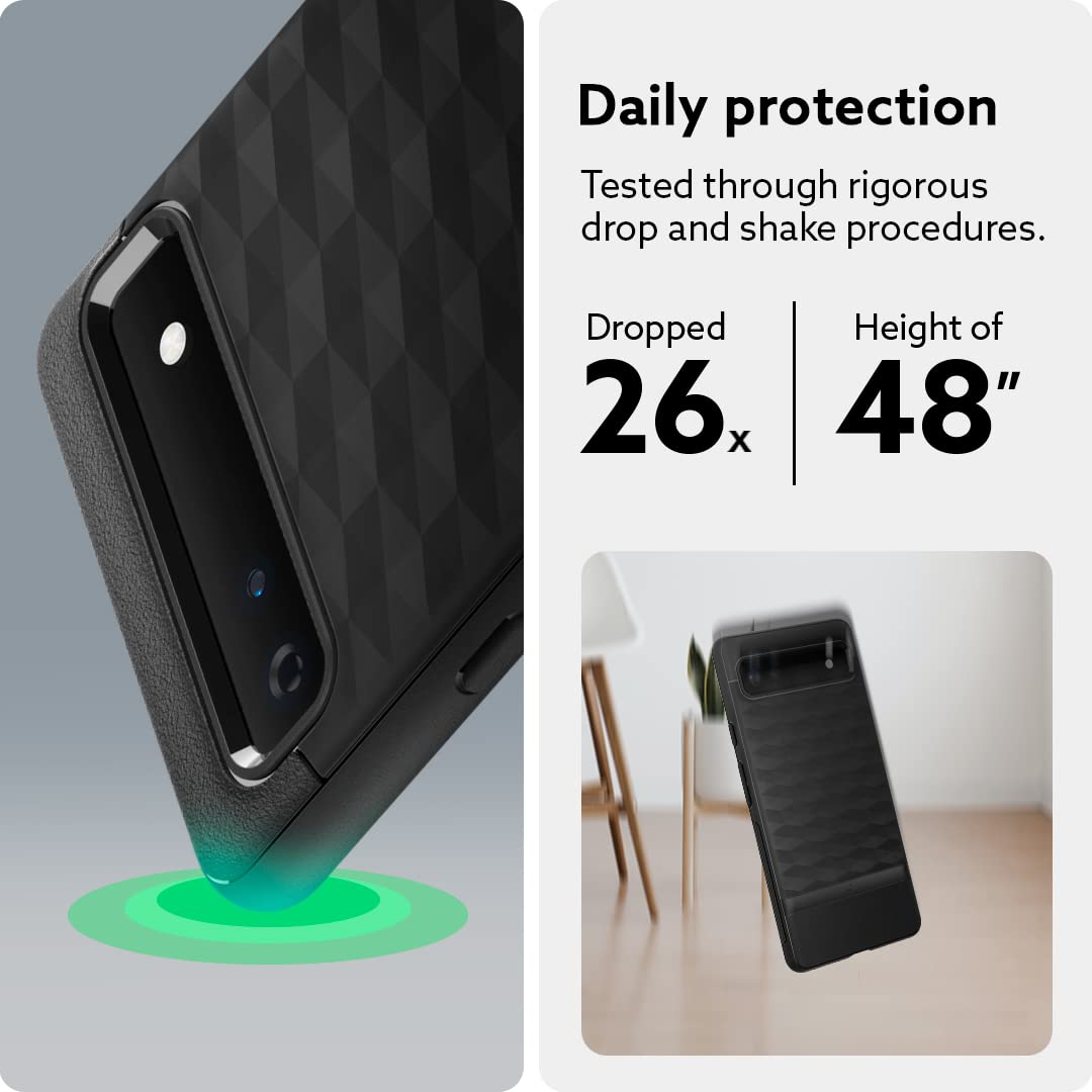 Amazon.co.jp: Caseology Pixel 6a 用 ケース TPU 高級 立体パターン