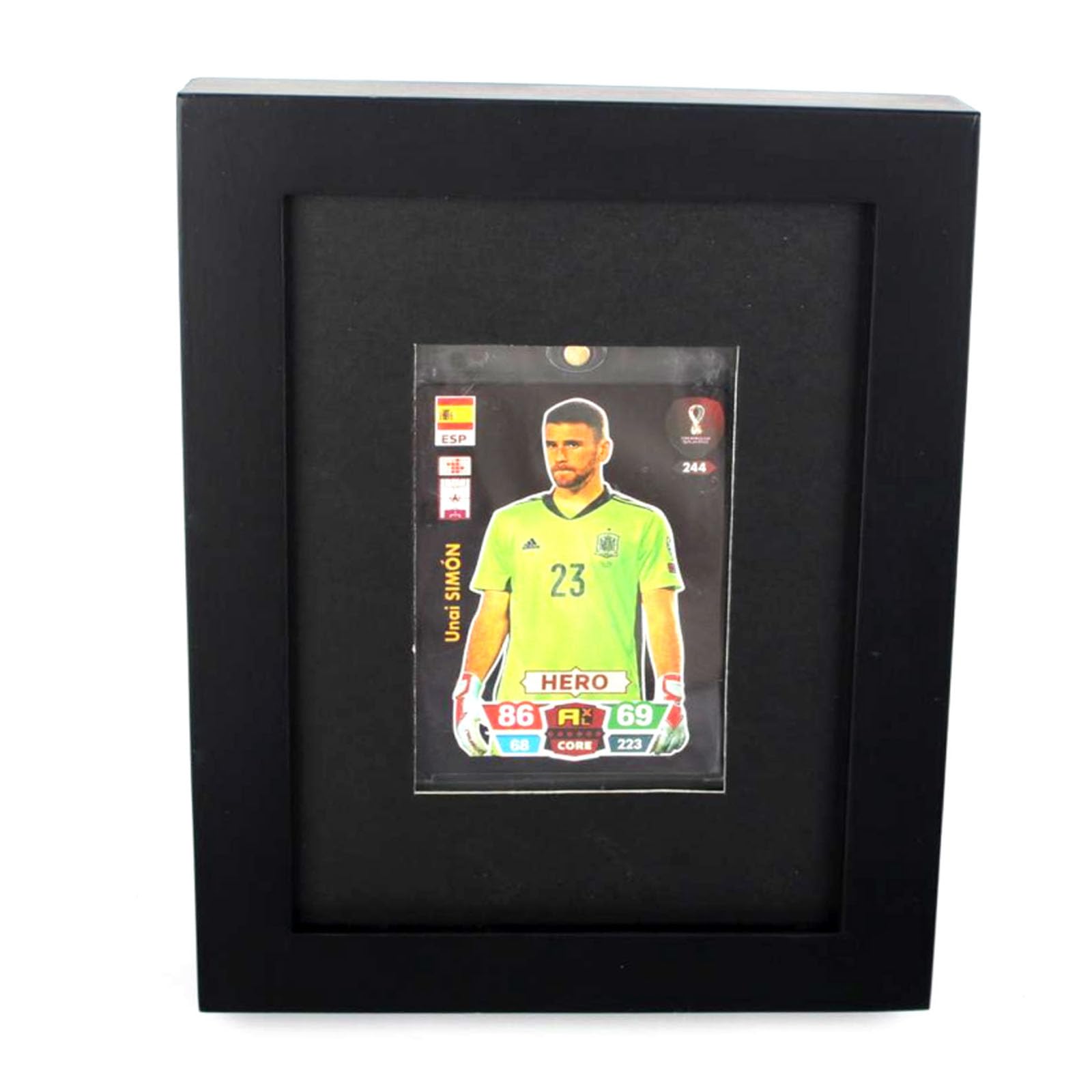6"X8"Card Display Case,Baseball Card Display,Wood HD GlassTrading Card Display Case,for,Sports,Baseball,Basketball,Hockey(Black) - Image 2