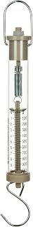 EiscoLabs Newton Force Meter Spring Scale - 10N/1kg Dual Scale Acrylic Tubular, Lab Precision for Physics Experiments