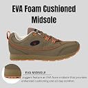 Hirolas® Shock Absorbing Multi-Sports Athletic Shoes for Training, Running, Walking, and Gym Activities Peanut Brown gallery image