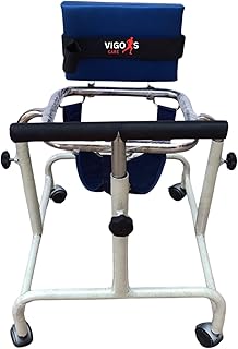 Piyush Lifescience C.P Walker with Wheels for Children/Kids (2 to 3) feet - Hight Adjustment, Body Support Disabled Child Price In India