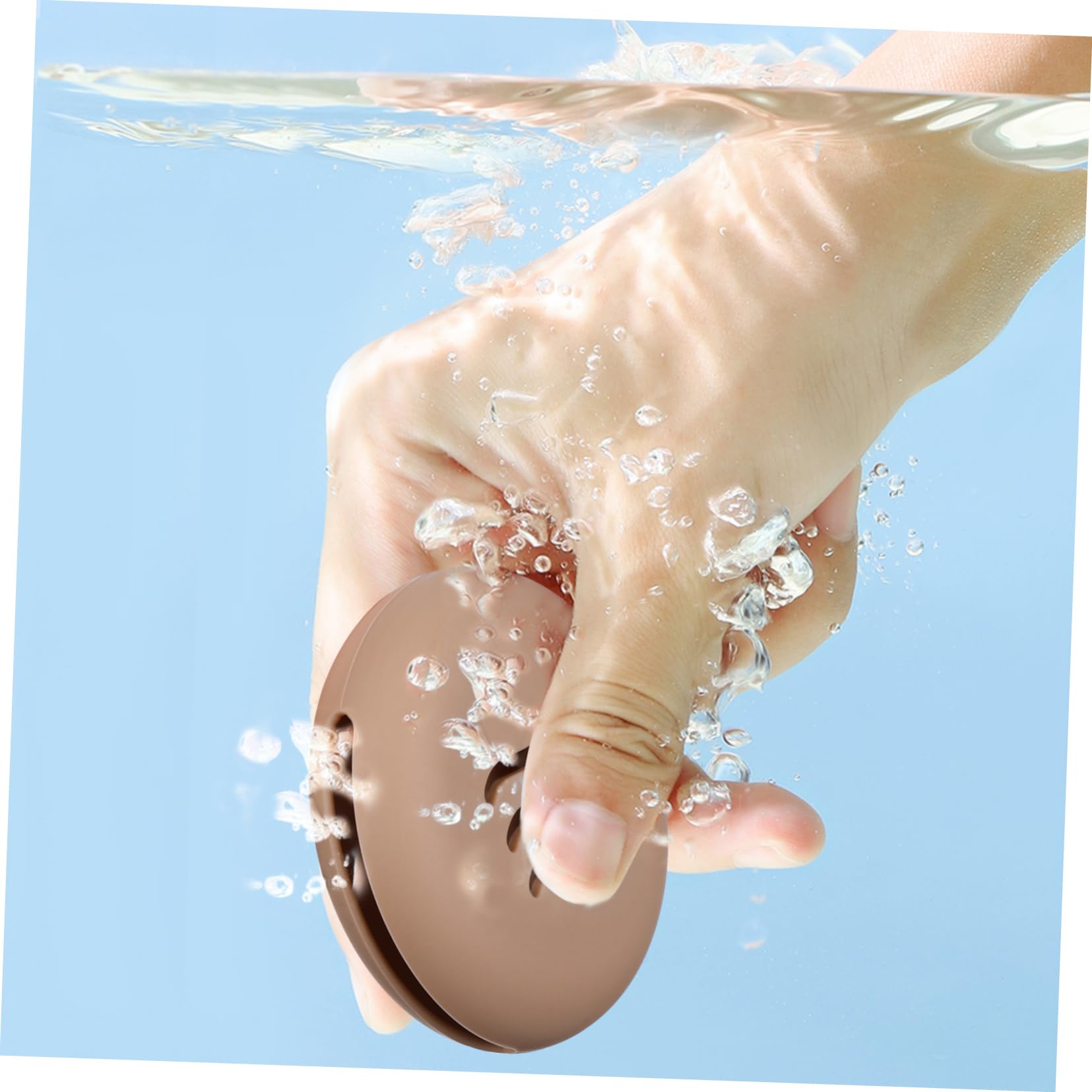 8 Piezas Estuche Porta Borlas Caso De Hojaldre Cosmético Soporte De Esponja De Belleza Organizador De Herramientas De Maquillaje Ronda Accesorios Gel De Sílice Viajar