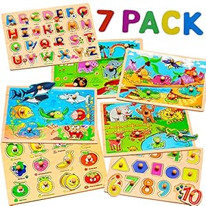 wooden toddler puzzles