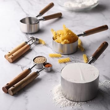 Measuring Cups and Spoons Set Stainless Steel Measuring Cups and Spoons