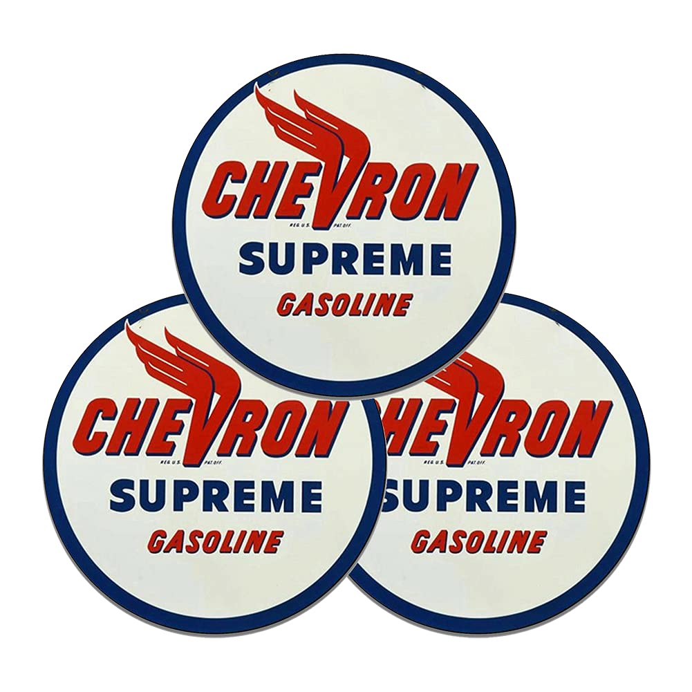 Amazon.com: Chevron Supreme Gasoline Motor Oil Gas Classic Emblem