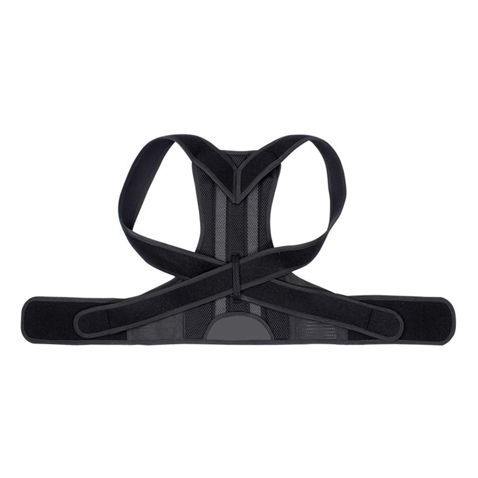 DSMYYXGS Corrección De Postura De Espalda Ajustable con Muñequera De Acero con Placa Cinturón De Soporte para Espalda Corsé De Postura Corrección para Hombres Y Mujeres (Size : X-Large)