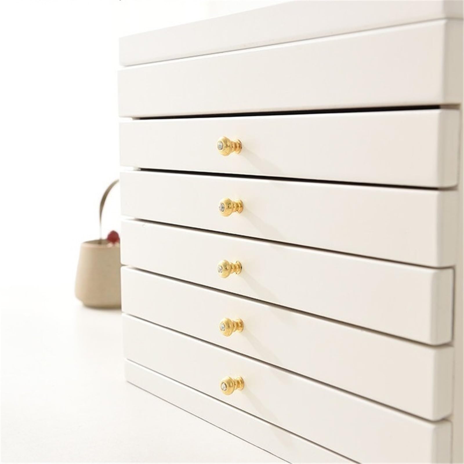 Schmuckständer Mehrstufiger Make-up-Organizer aus Holz for Schmuckkästchen