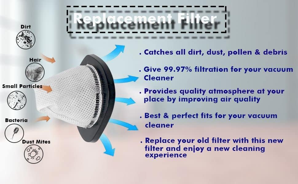 Miniatura 6 de Pieza de repuesto para Bissell 3-en-1 Filtrar Asamblea para Stick Vac Serie 2030 # comparar con la parte 1611501