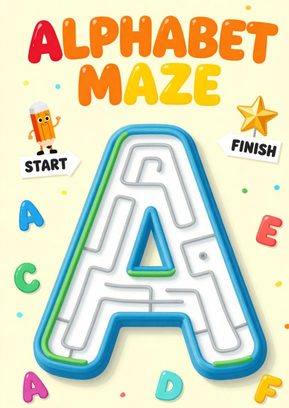 Alphabet Maze: Educational Activities for Preschool, Kindergarten & Early Learners