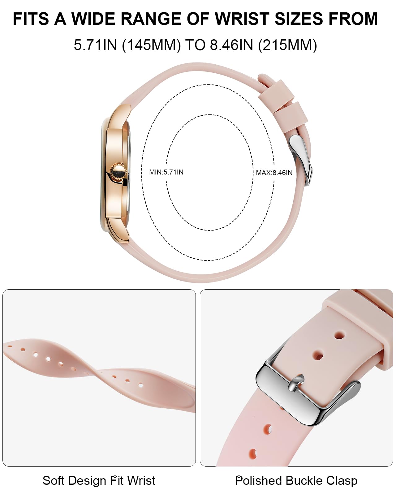 CIVO Nurse Watch for Women Men: Waterproof Nursing Easy Read Dial Wristwatch - Analog Watches Students Ladies 24 Hour with Second Hand for Gift