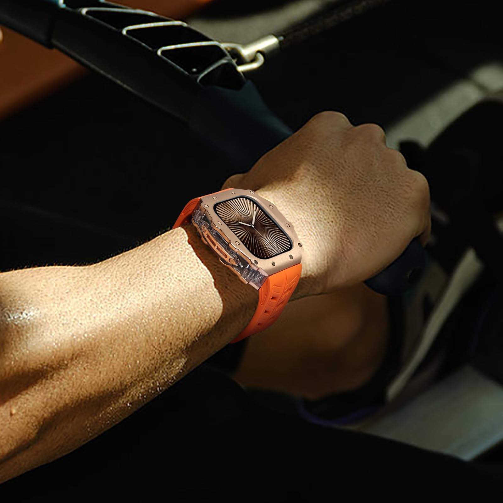 Amazon.co.jp: Apple Watch 10 46mm チタンケースフッ素ゴム(FKM 