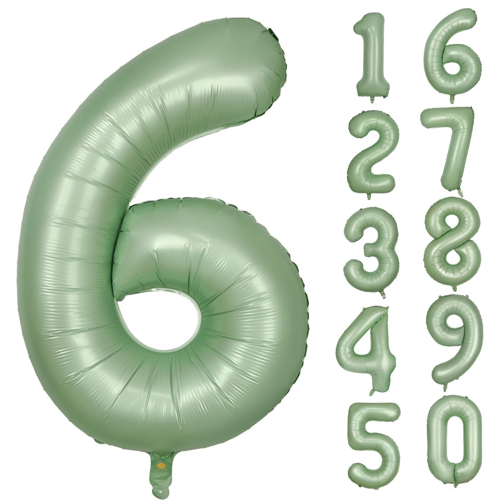 Red 0 balloon 40 Inch Giant Helium Foil Number 0 to 9 Red Balloon Birthday Wedding Party Digital Decorations (Number 0) — view 221