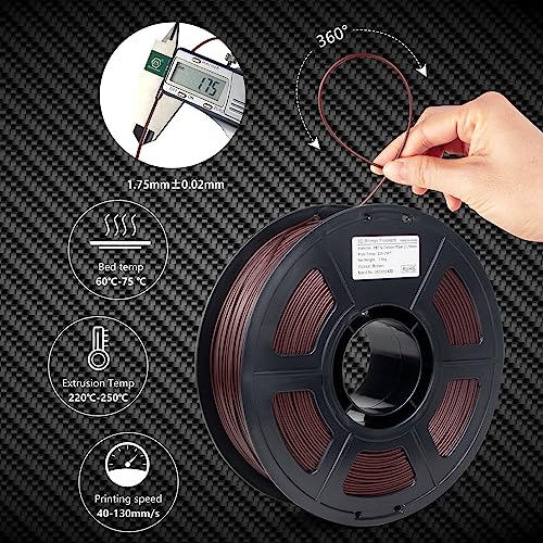 iSANGHU Braunes PETG-Kohlefaser-Filament – Bild 4