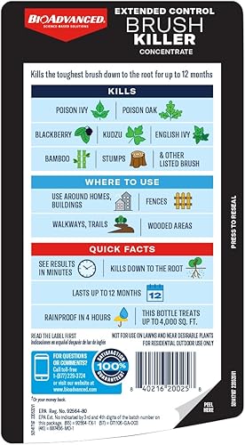 Miniatura 8 de BioAdvanced Extended Control Brush Killer, concentrado, 32 oz