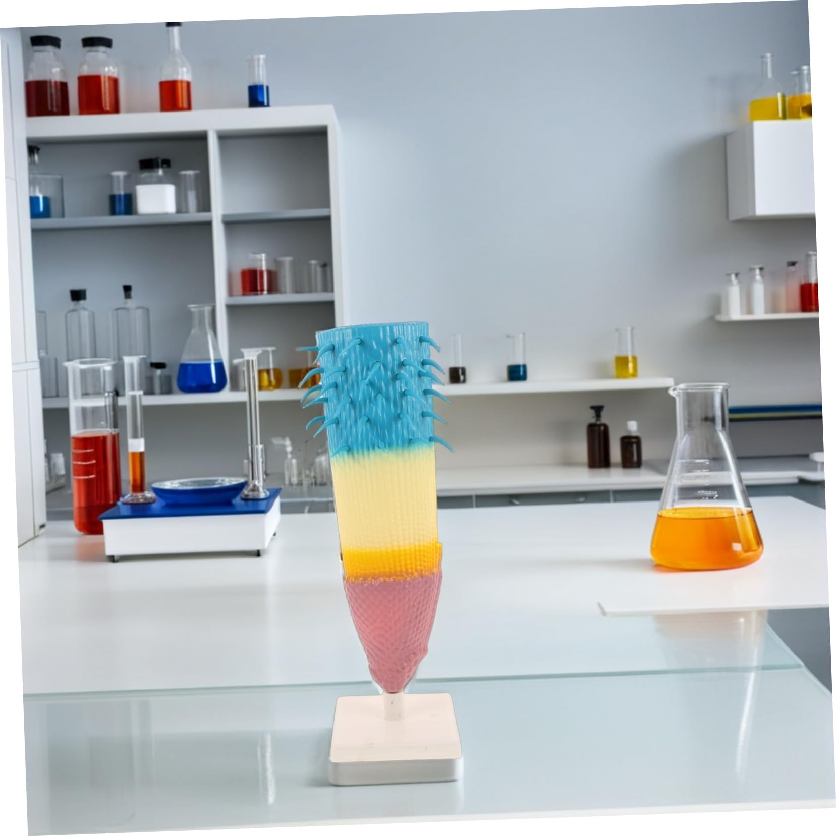 HEMOTON Anatomico Radice Mais per Studio Botanico Strumento Didattico Versatile per Scuole Medie e Superiori Leggero e Portatile per Lezioni Biologia e Laboratori Scientifici