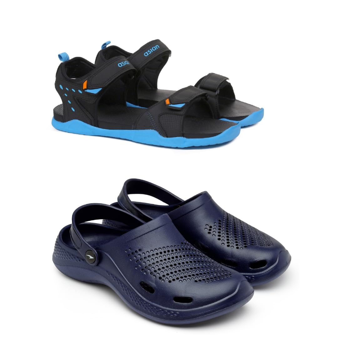 ASIAN Combo Sandal & Clogs For Men,9 UK, Assorted (B0D63FLF8N) Amazon Price History, Amazon Price Tracker