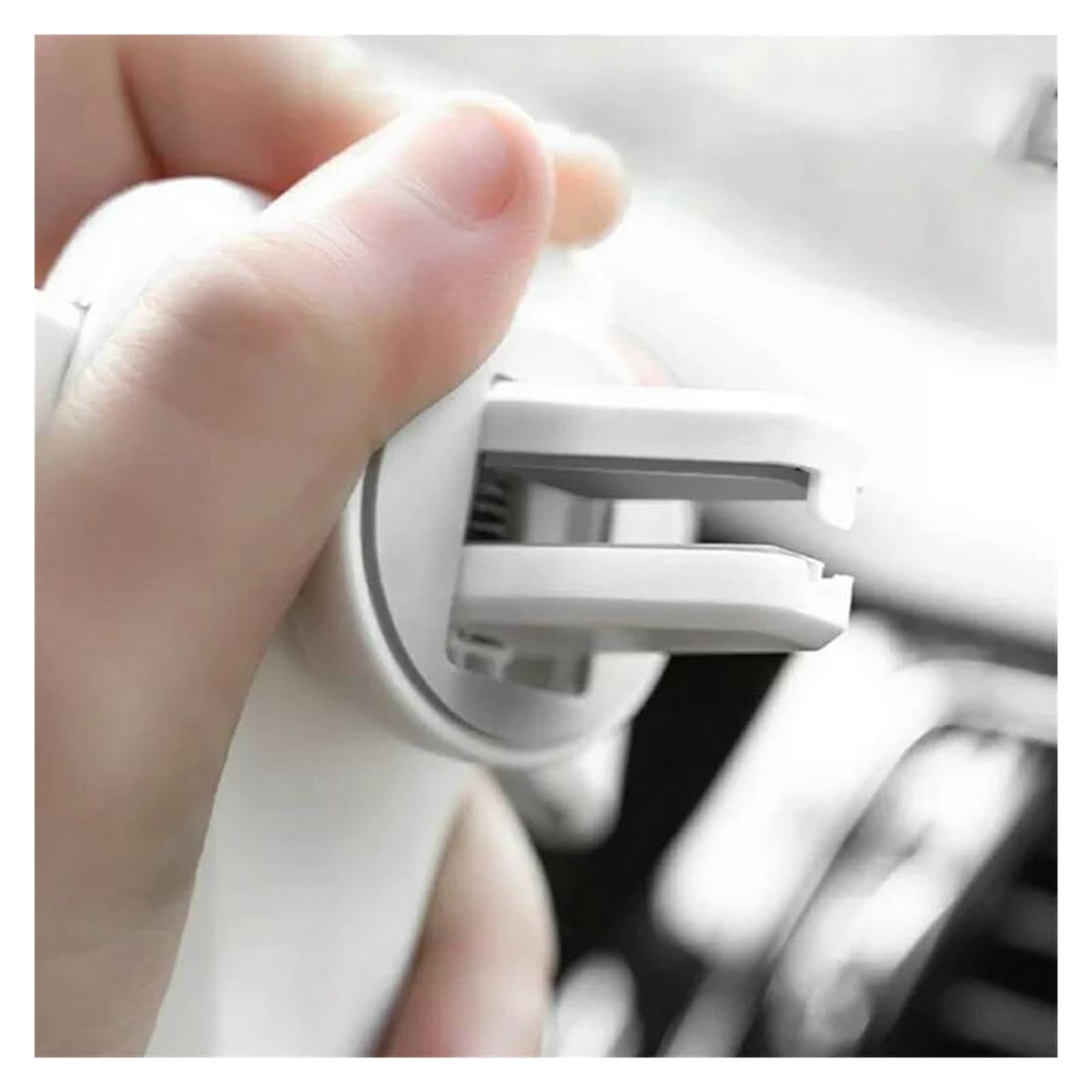 Porta Cellulare Auto Per il supporto per telefono con clip per bocchetta dell'aria per auto Sa&ms&un&g(Metal Grey)