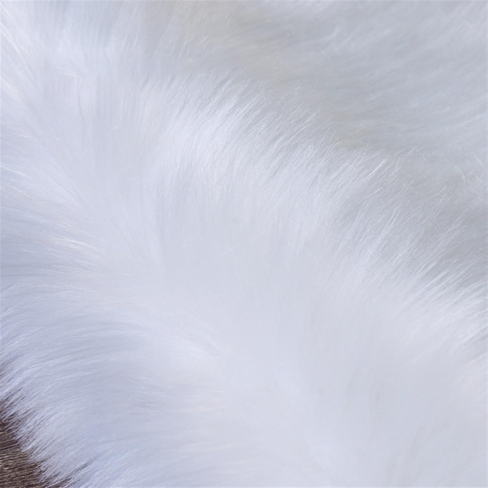 Tapis Salon à Poils Longs Antidérapant Tapis de Chambre Doux Shaggy Tapis en Fausse Fourrure pour la décoration de la Maison 80 x 160 cm, Jaune
