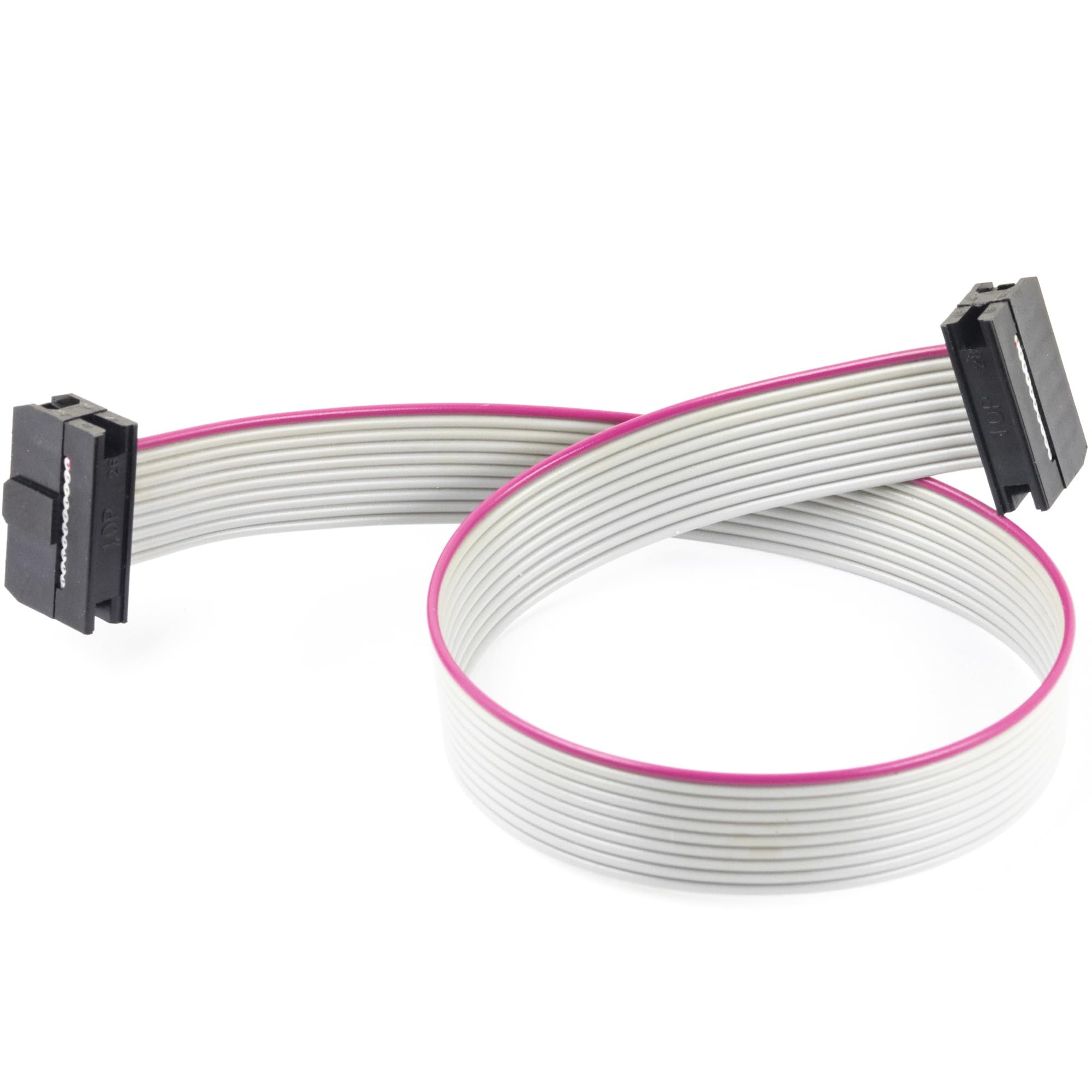 1.27mm Pitch Ribbon Cable 2-Pack 10-Pin IDC Ribbon Cable - 1.27mm Pitch ...