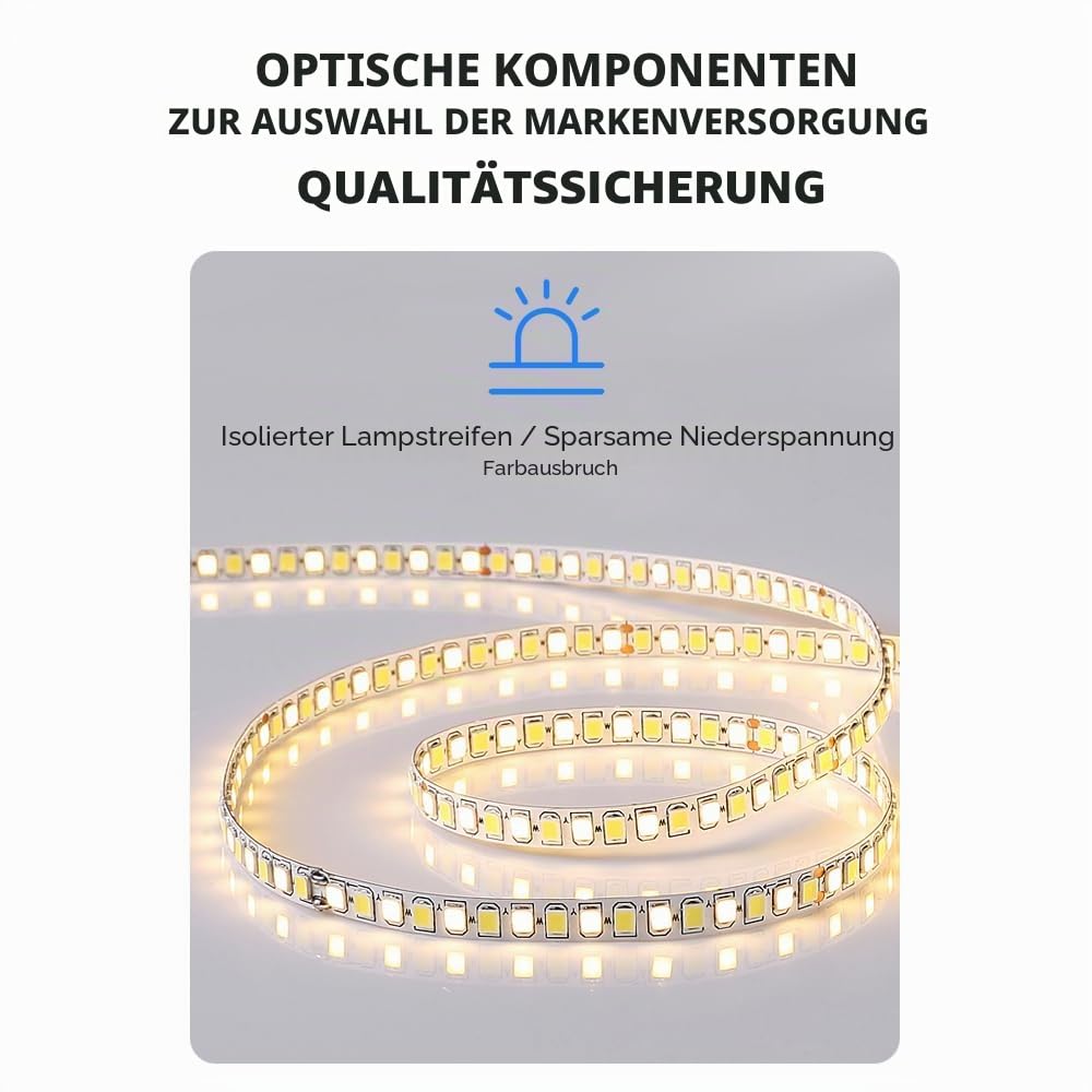 70x90 cm Ovaler LED-Badezimmerspiegel Beleuchtet Wandmontage