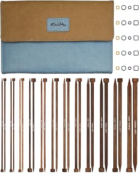 KnitPro Ginger Grande Single Pointed Needle Set | 12 US Sizes 4 to 17