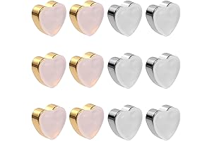 Silicone Flat Earring Backs for Studs, Clear Comfort Design, 14K Real Gold...