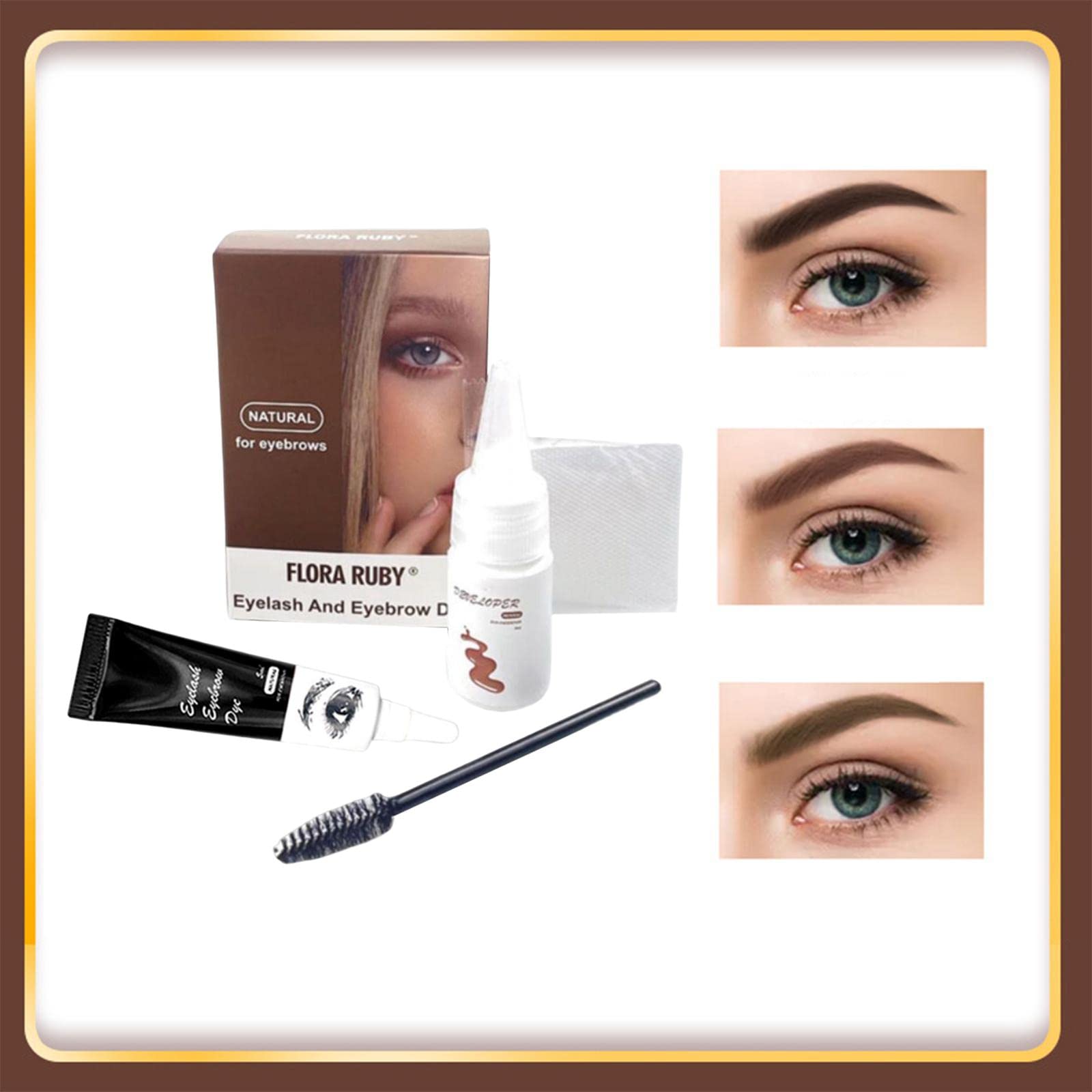 Enakshi® Eyelash Eyebrow Dye Tint Cream Kit Eyebrow Fuller Tinting Kit Black|Health & Beauty | Makeup | Eyes | Eyebrow Liner & Definition