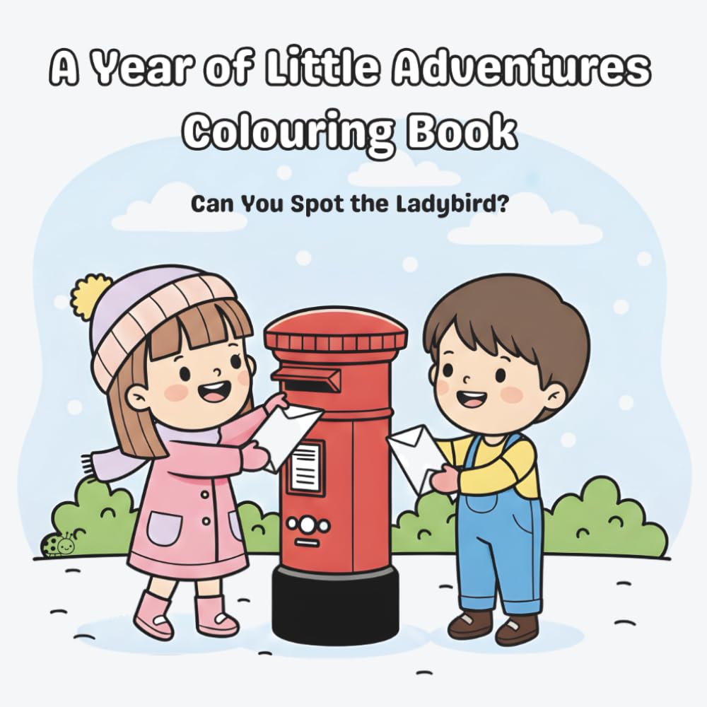 A Year of Little Adventures Colouring Book: For Ages 4–8 with a Hidden Ladybird on Every Page