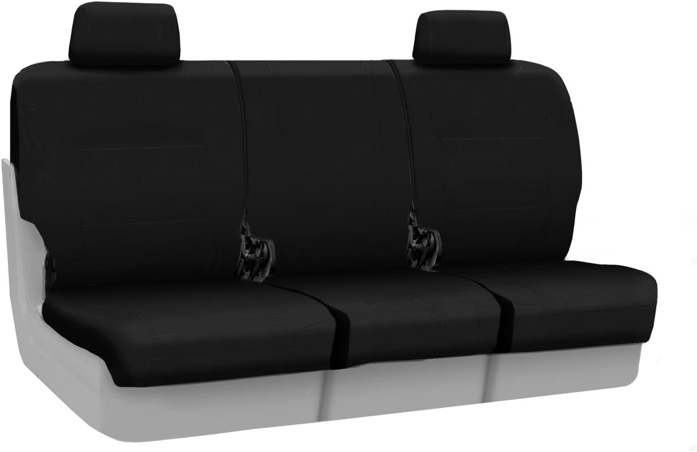 Coverking Custom Fit Front 40/20/40 Seat Cover for Select Chevrolet Silverado 1500 Models - Ballistic (Black)