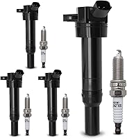 Vista 31 de Bobina de encendido UF669 y bujía de iridio doble 1675 compatible con Chevy Cruze Sonic Trax Volt Buick Encore Cadillac ELR D521C y PFR7S8EG