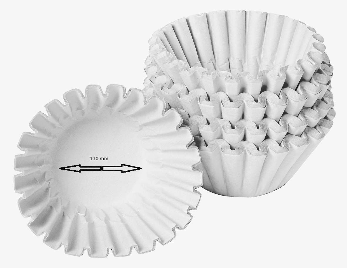 1000x Profi Kaffee Korbfilter 110/250 weiß 250/110 Mondo etc.