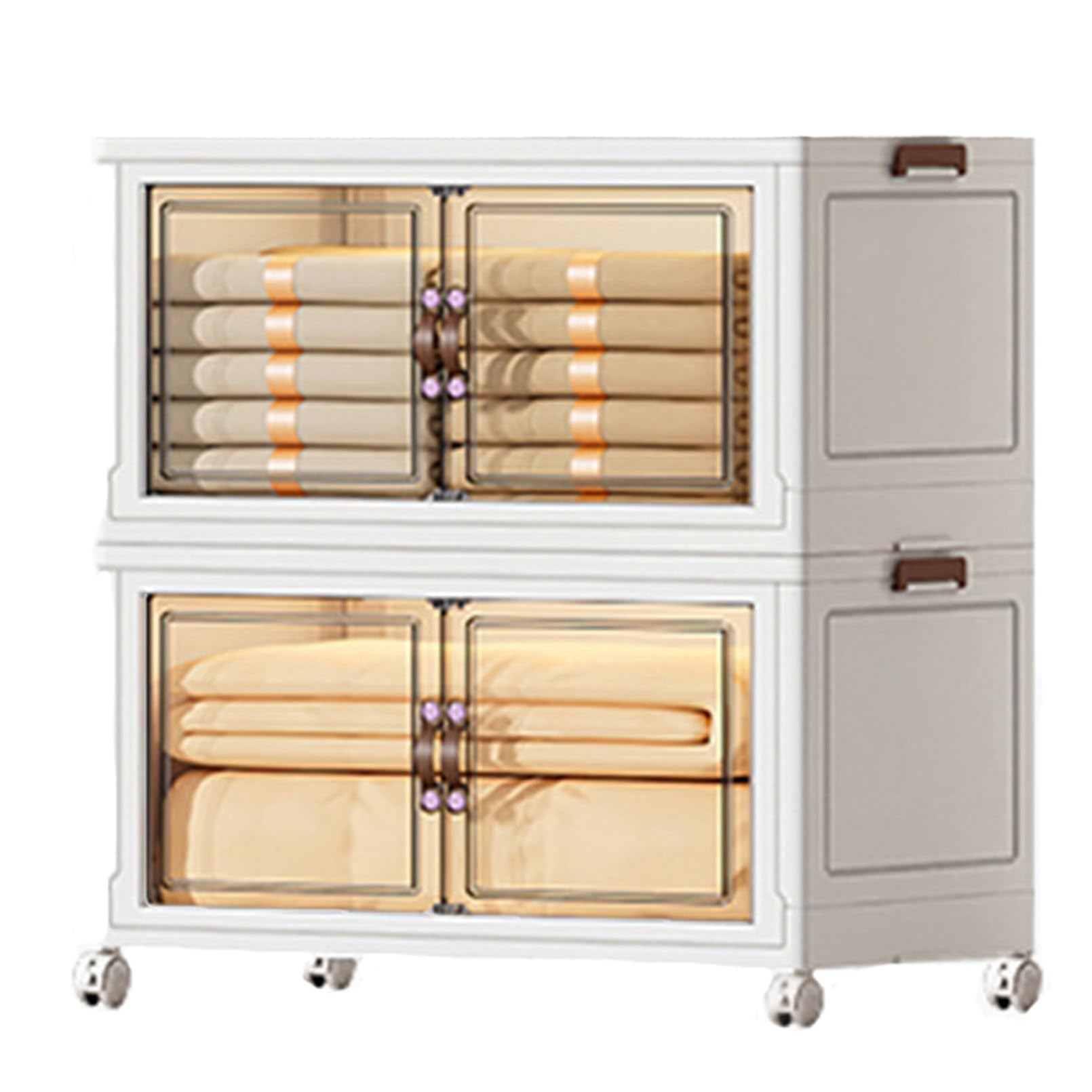 Boîtes de rangement pliables empilables et organiseur de jouets