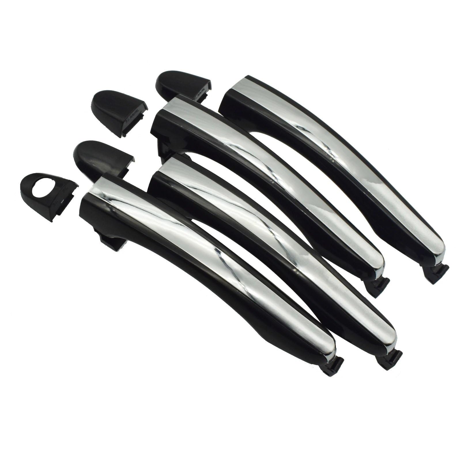 OUVECR for Hyundai for Azera 2006-2011 Exterior Outside Car Door Handles Front Rear Left Right 4PCS 826513L000 826523L000 82610-3L000 Car Outer Door Handle