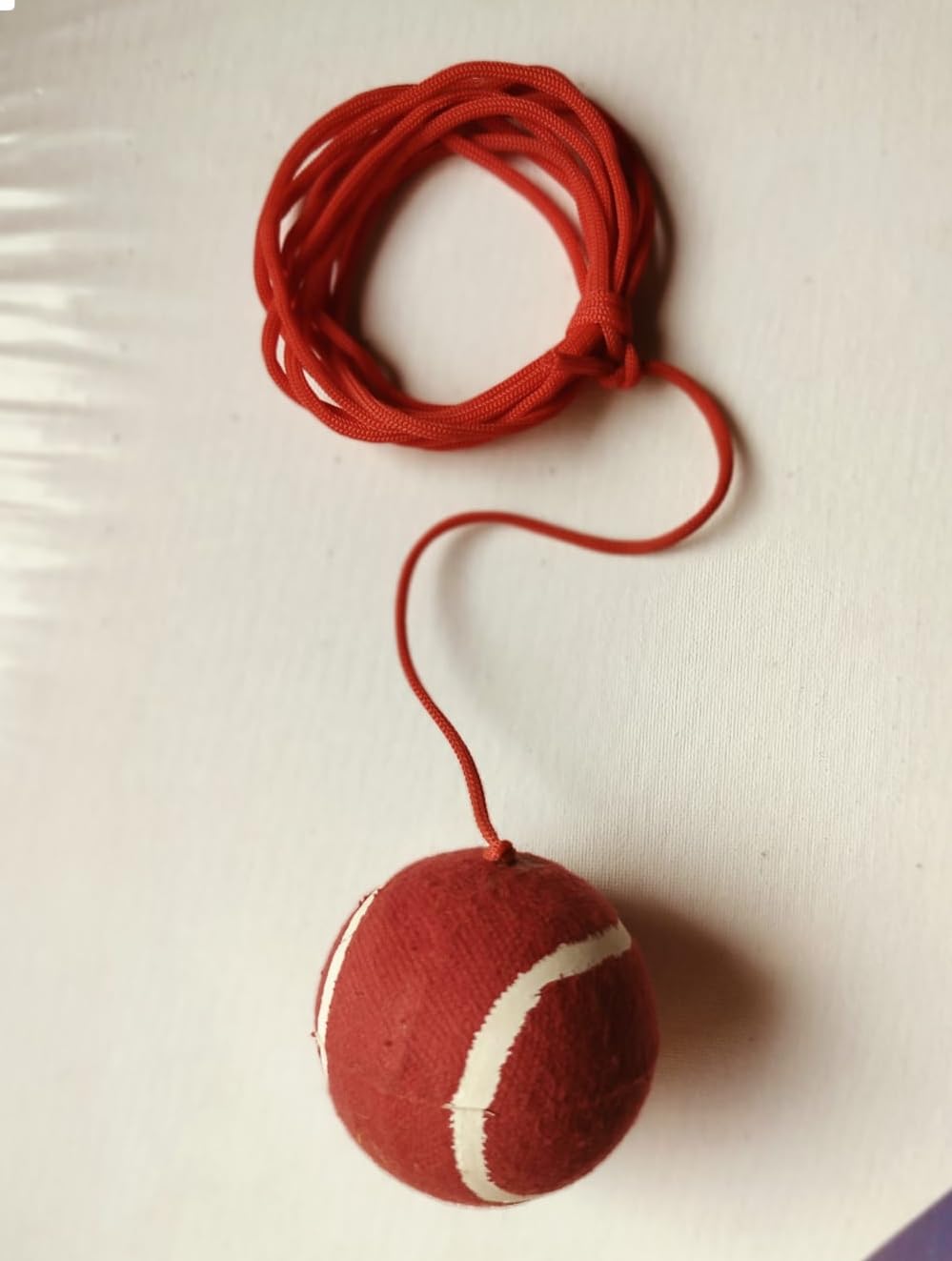 Aerolooks Hanging Practice Ball Light waight for Indoor/Outdoor Knocking Cricket Training Ball (Standard, Pack of 1,Red0-picture-26