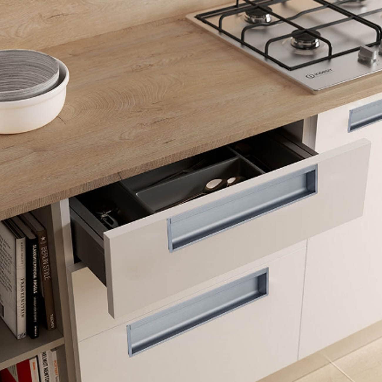 Recessed Flush Finger Pull, Rectangular Recessed Pull,embedded Handles ...