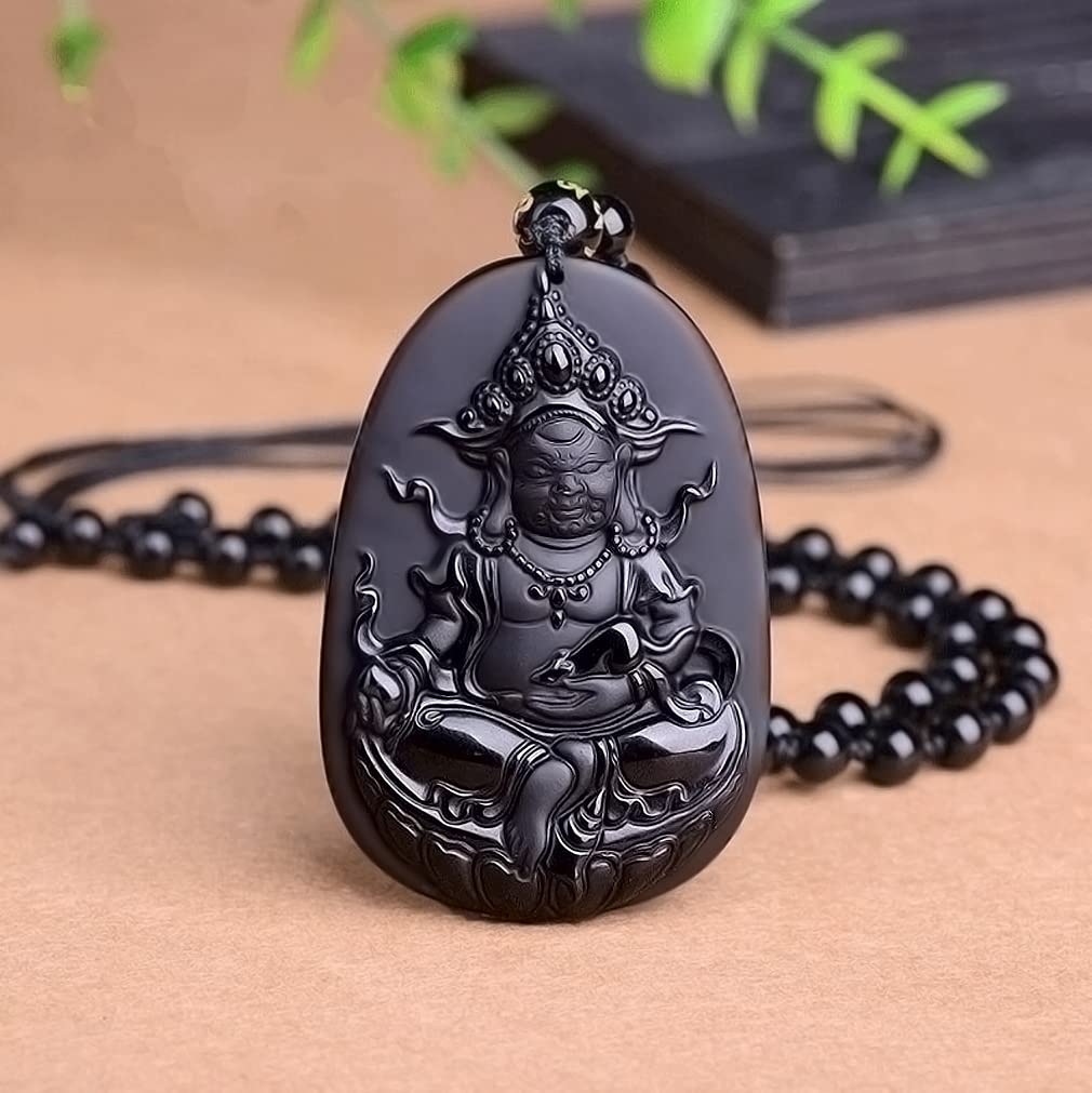 Amazon.co.jp: clin-yy 黒曜石 チベット仏教マウス ジャンバラ富 神
