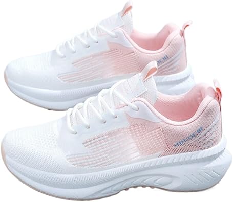 Womens Lightweight Platform Sneakers Breathable Mesh Running Shoes Casual Athletic Walking Shoes