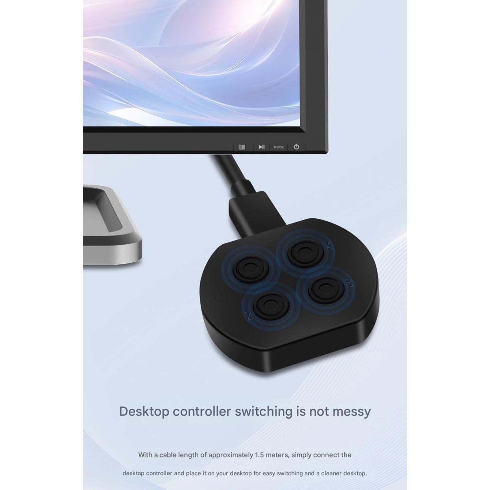 Conexión de conmutador de concentrador USB 3.0 de aleación, 4 computadoras a 4 dispositivos USB con velocidad de transferencia rápida de 5 Gbps, conmutador USB de aleación que permite que