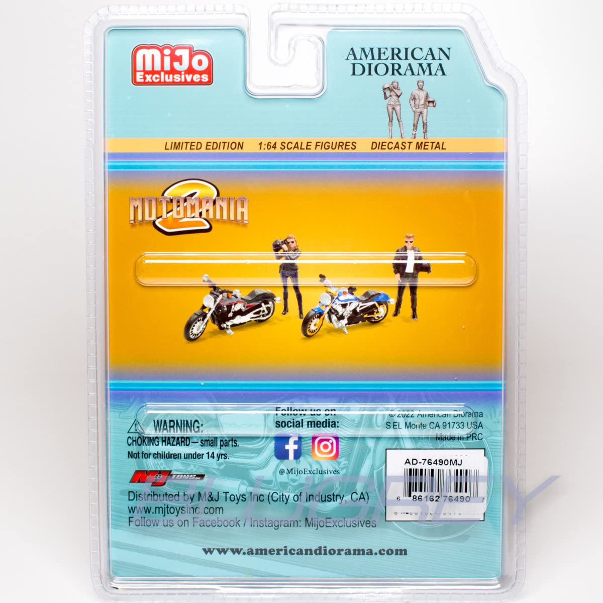 Amazon | アメリカン ジオラマ 1/64 フィギア モトマニア 2 バイカー