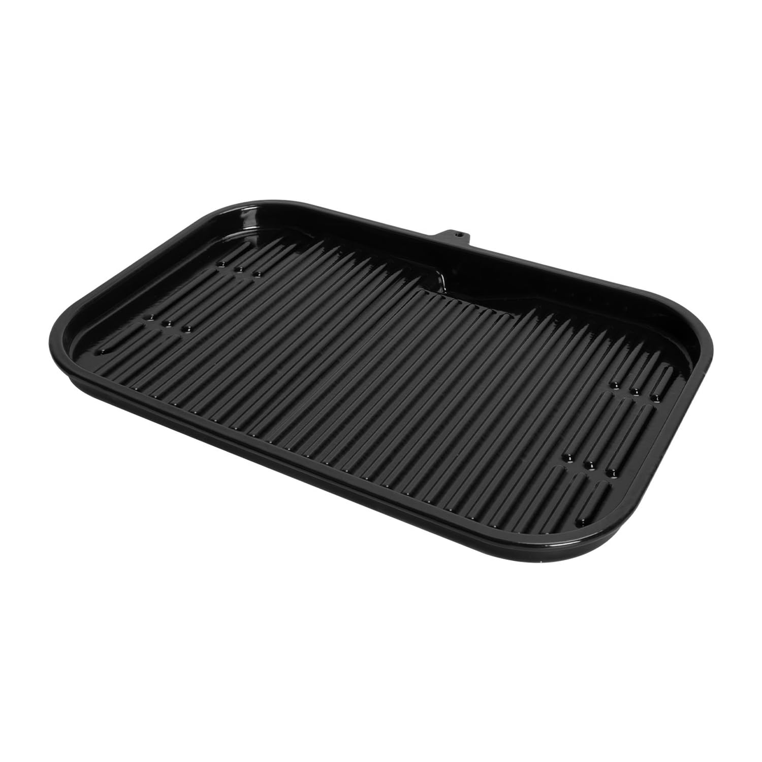 GLOWYE Grill Griddle Plate for Ninja Woodfire Outdoor Grills OG700 Series, Flat Top Griddle Plate for Ninja XSKGRDPLT Woodfire OG701 Grill, Striped Baking Griddle Pan, Insert
