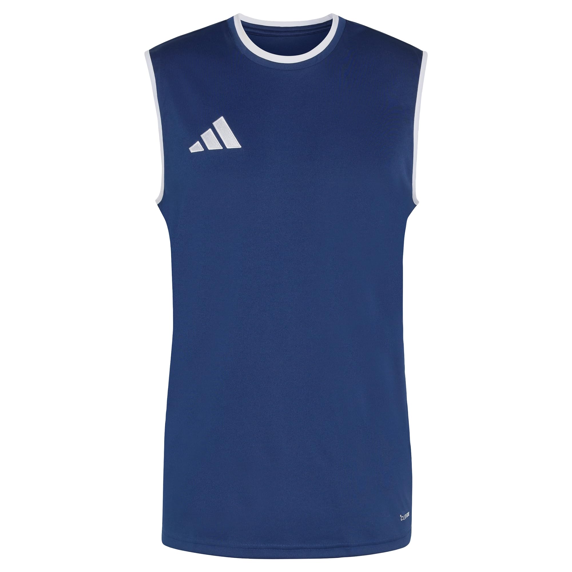 adidas Men's Entrada26 Sleeveless Jersey Shirt, Team Navy Blue 2/White, M